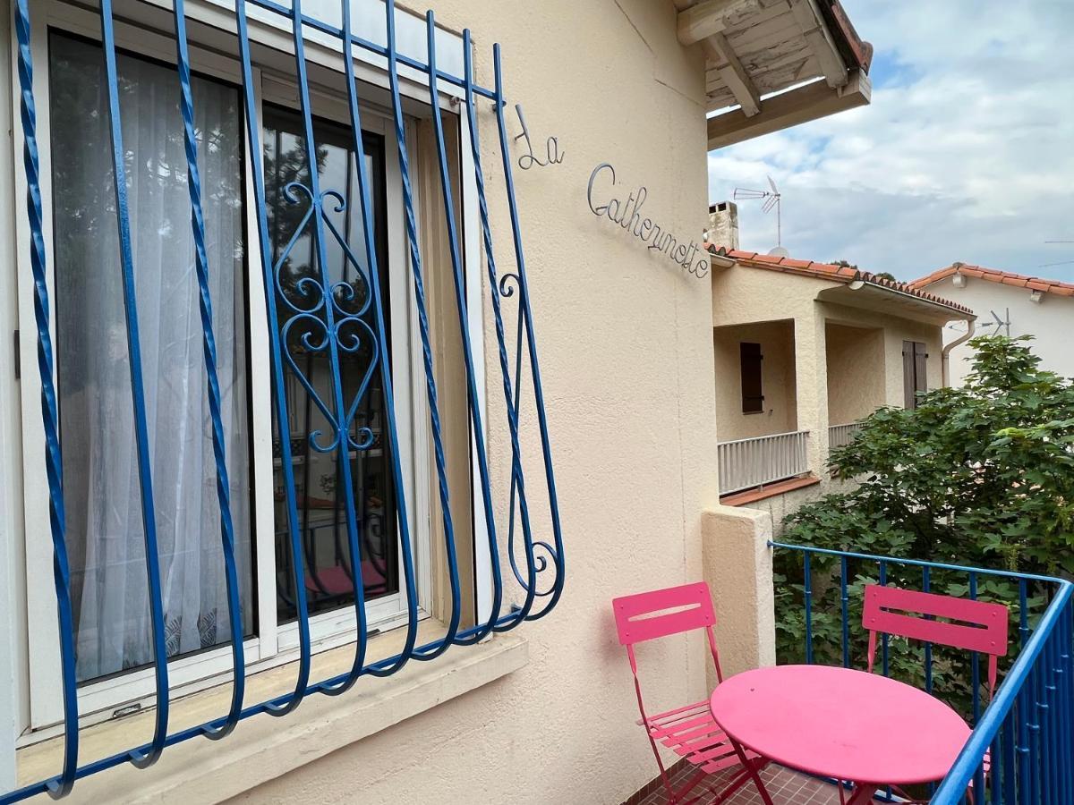 Grand F3 Vue Mer Centre Plage Proche Commerces Plage dʼArgelès Εξωτερικό φωτογραφία