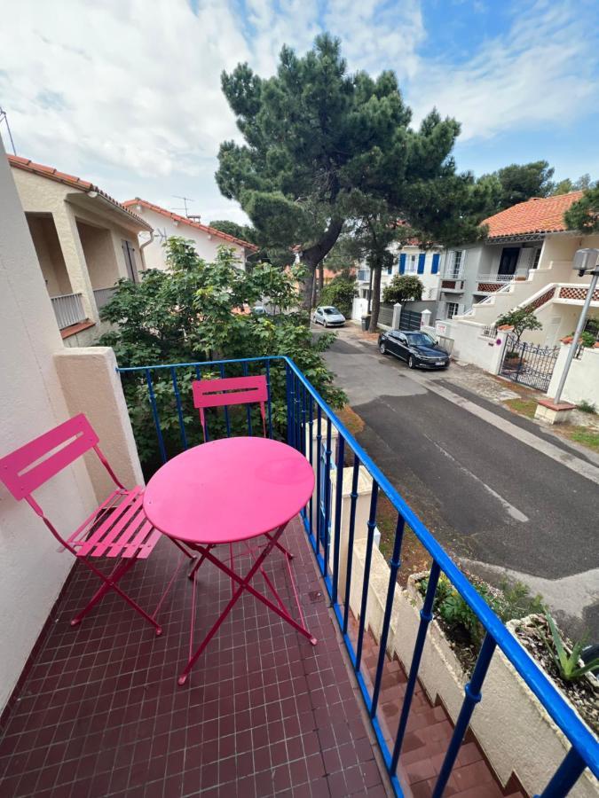 Grand F3 Vue Mer Centre Plage Proche Commerces Plage dʼArgelès Εξωτερικό φωτογραφία